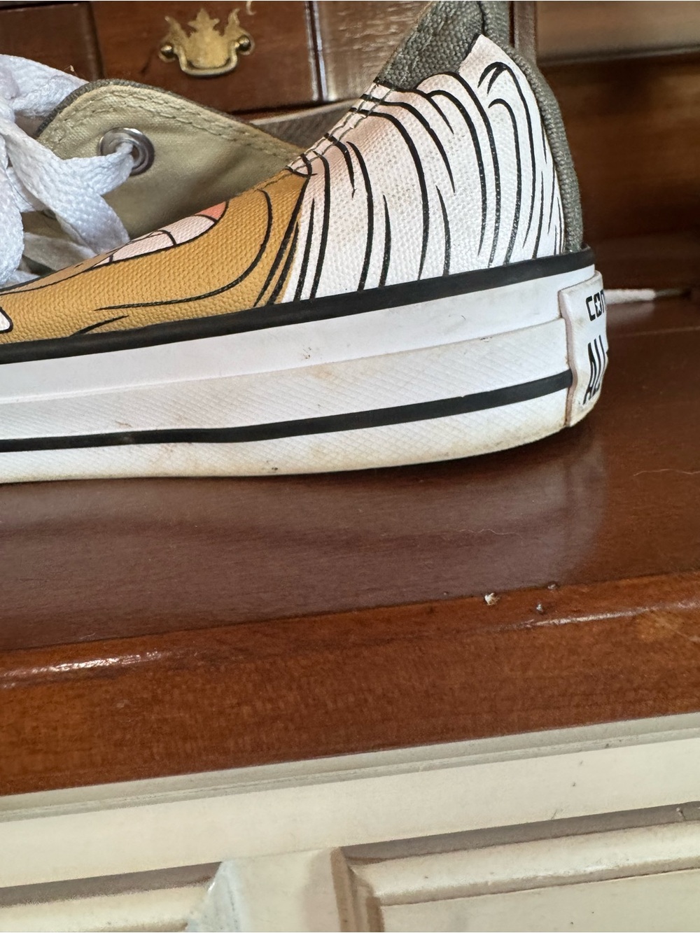 Converse Tasmanian Devil Looney Tunes Green Sneakers - Picture 5 of 6